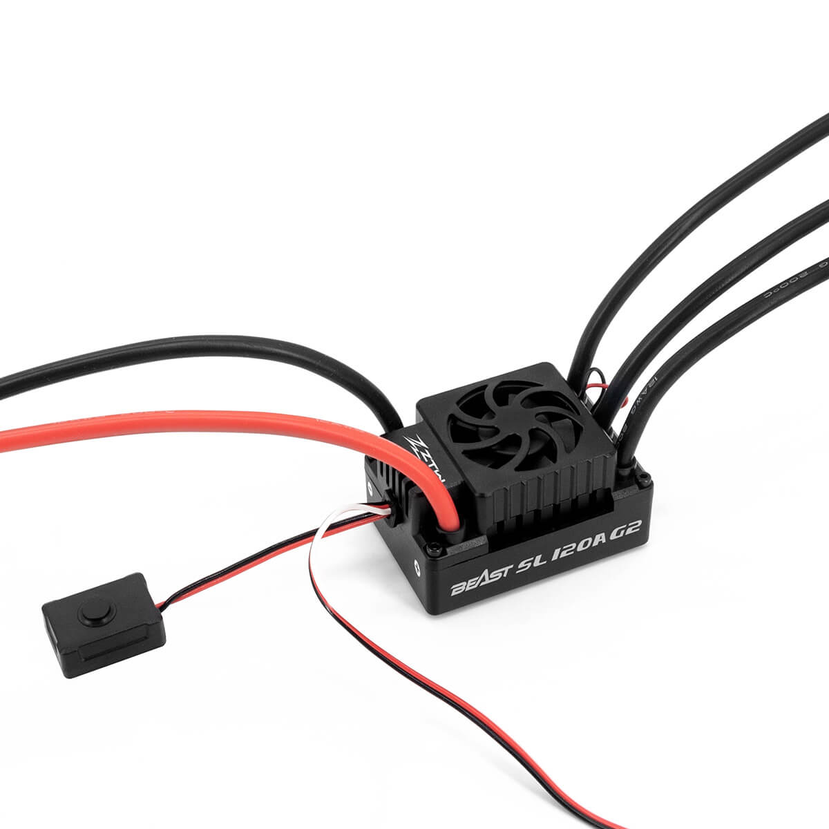 ZTW Beast G2 120A ESC 2-4S Sensorless For 1/10th RC Car SCT