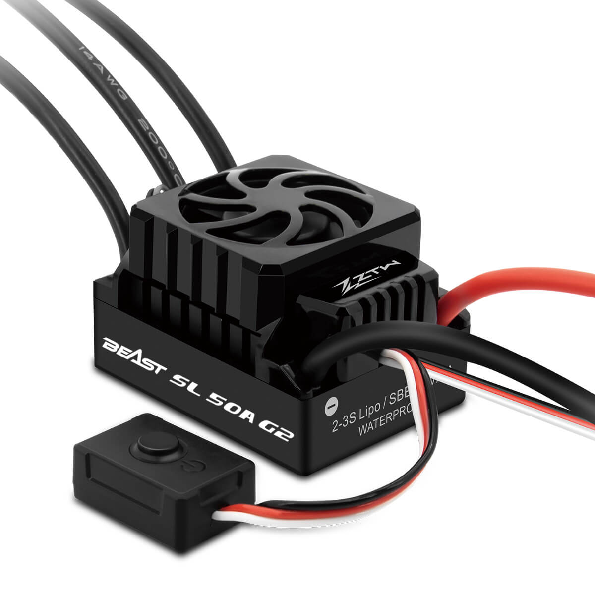 ZTW Beast G2 50A ESC 2-3S Sensorless For 1/10th RC Car RTR