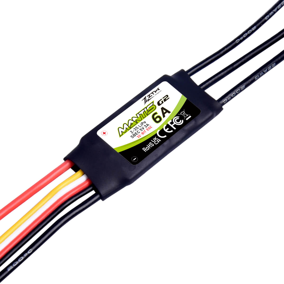 ZTW Mantis G2 6A ESC 2-3S SBEC For RC Airplane Fixed-wing