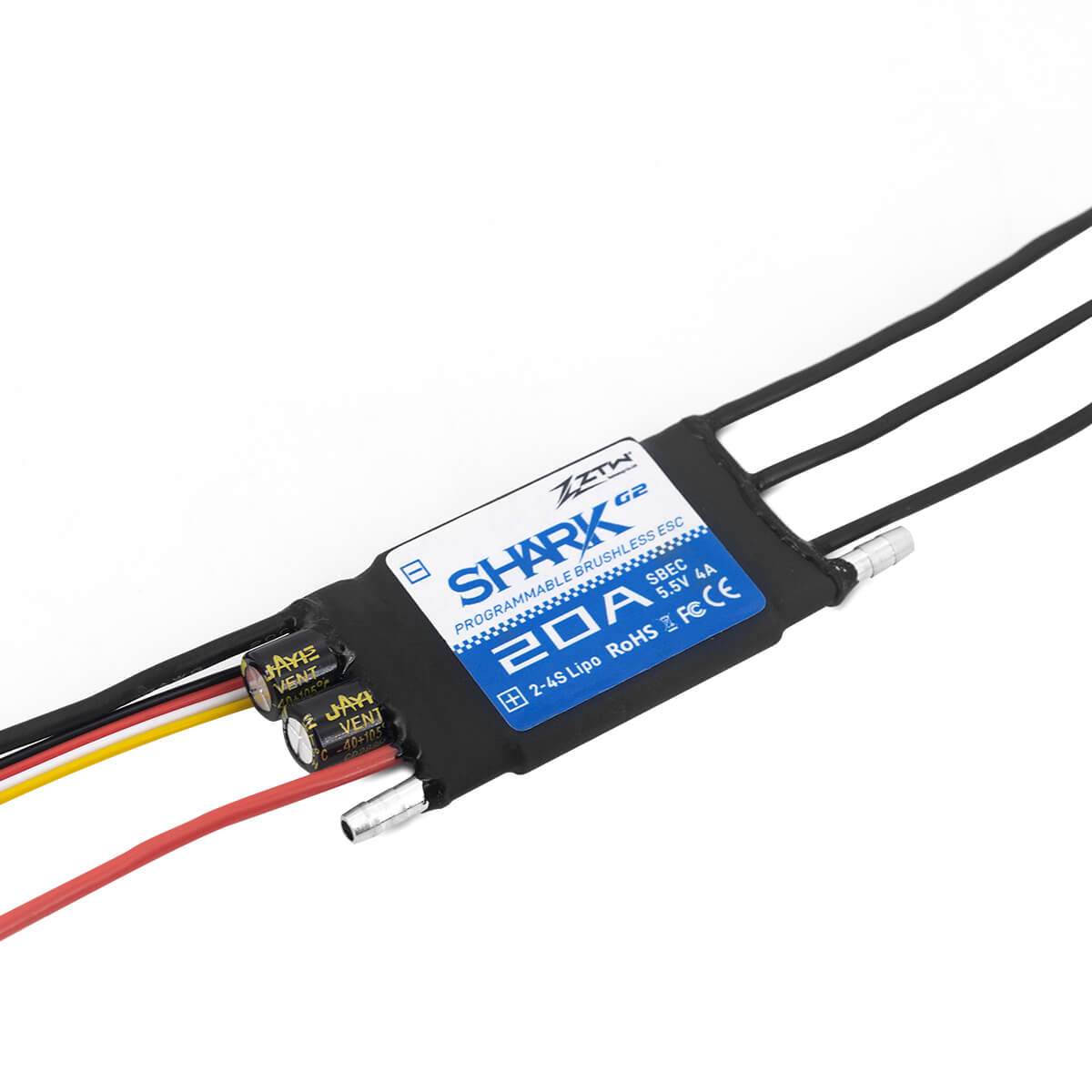 ZTW Shark G2 20A ESC 2-4S For RC Boat