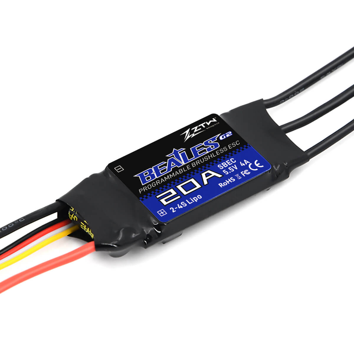ZTW Beatles G2 20A ESC 2-4S SBEC For RC Airplane Fixed-wing