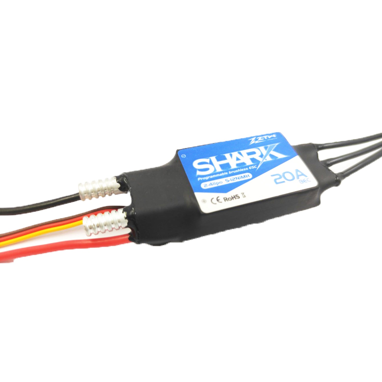 ZTW Shark 20A ESC 2-4S For RC Boat