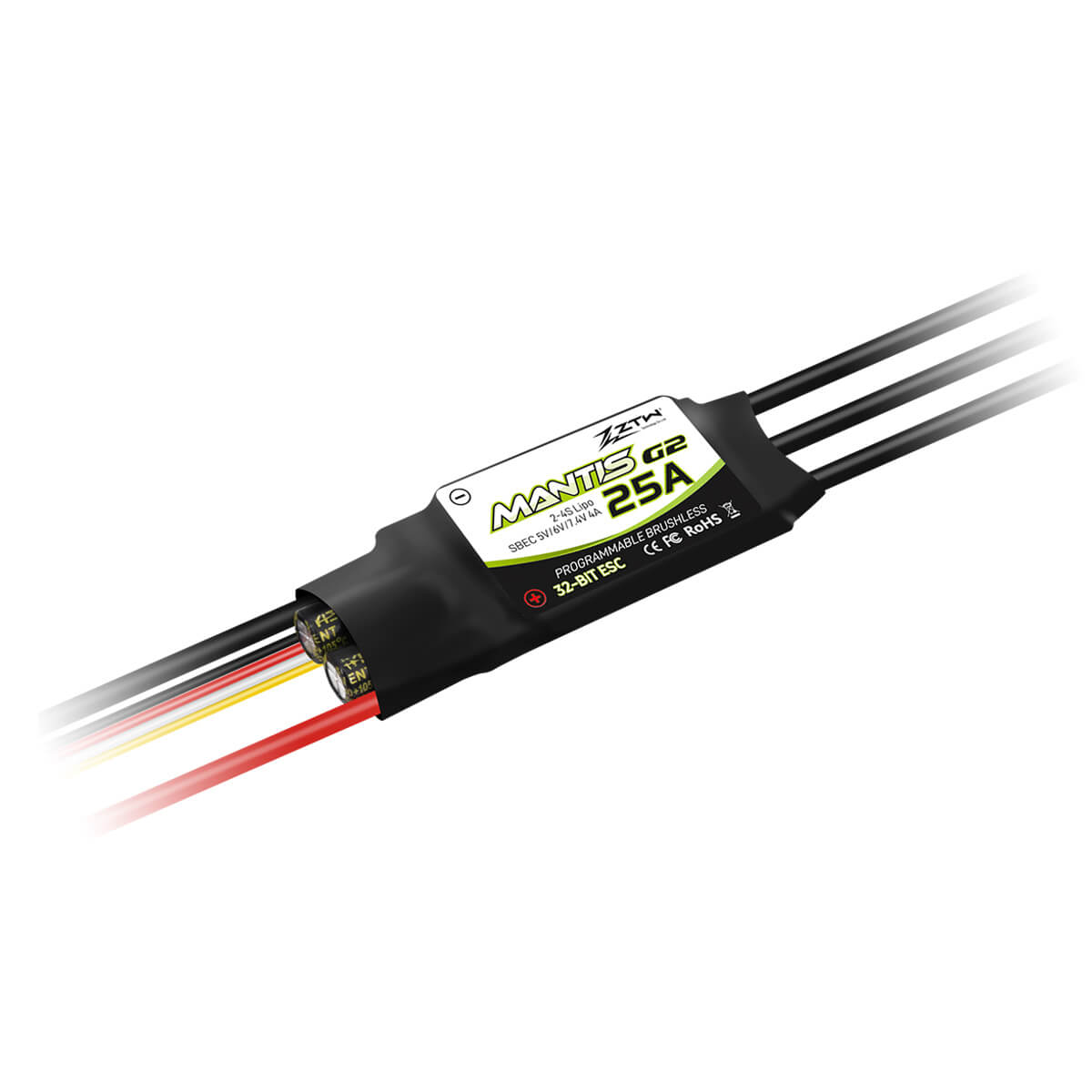 ZTW Mantis G2 25A ESC 2-4S SBEC For RC Airplane Fixed-wing