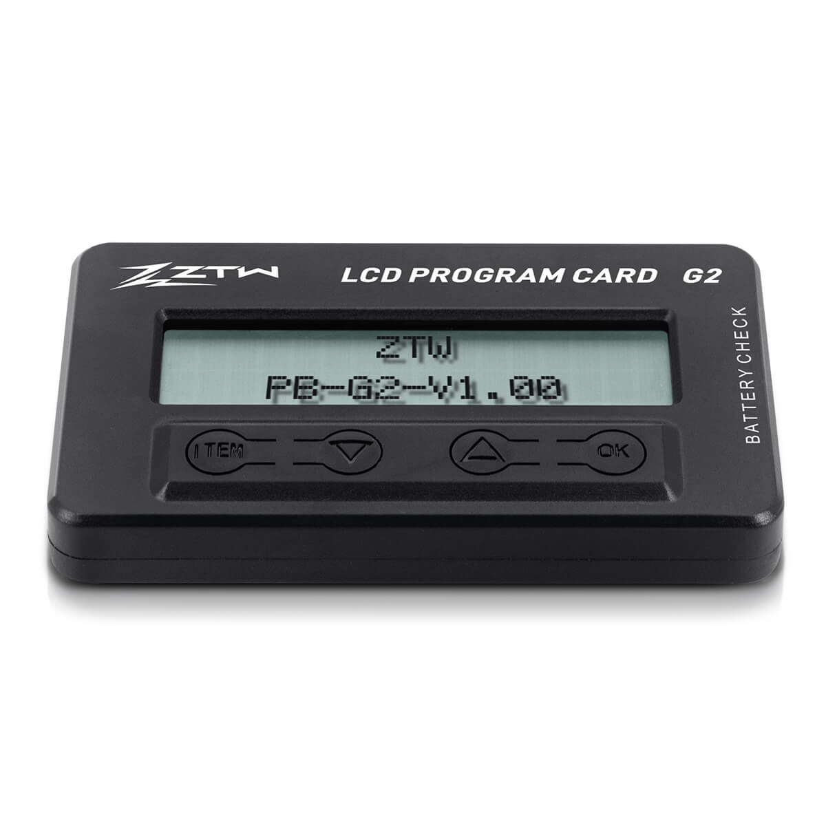 ZTW Multifunctional LCD Program Card G2 Servo Tester Battery Voltmeter
