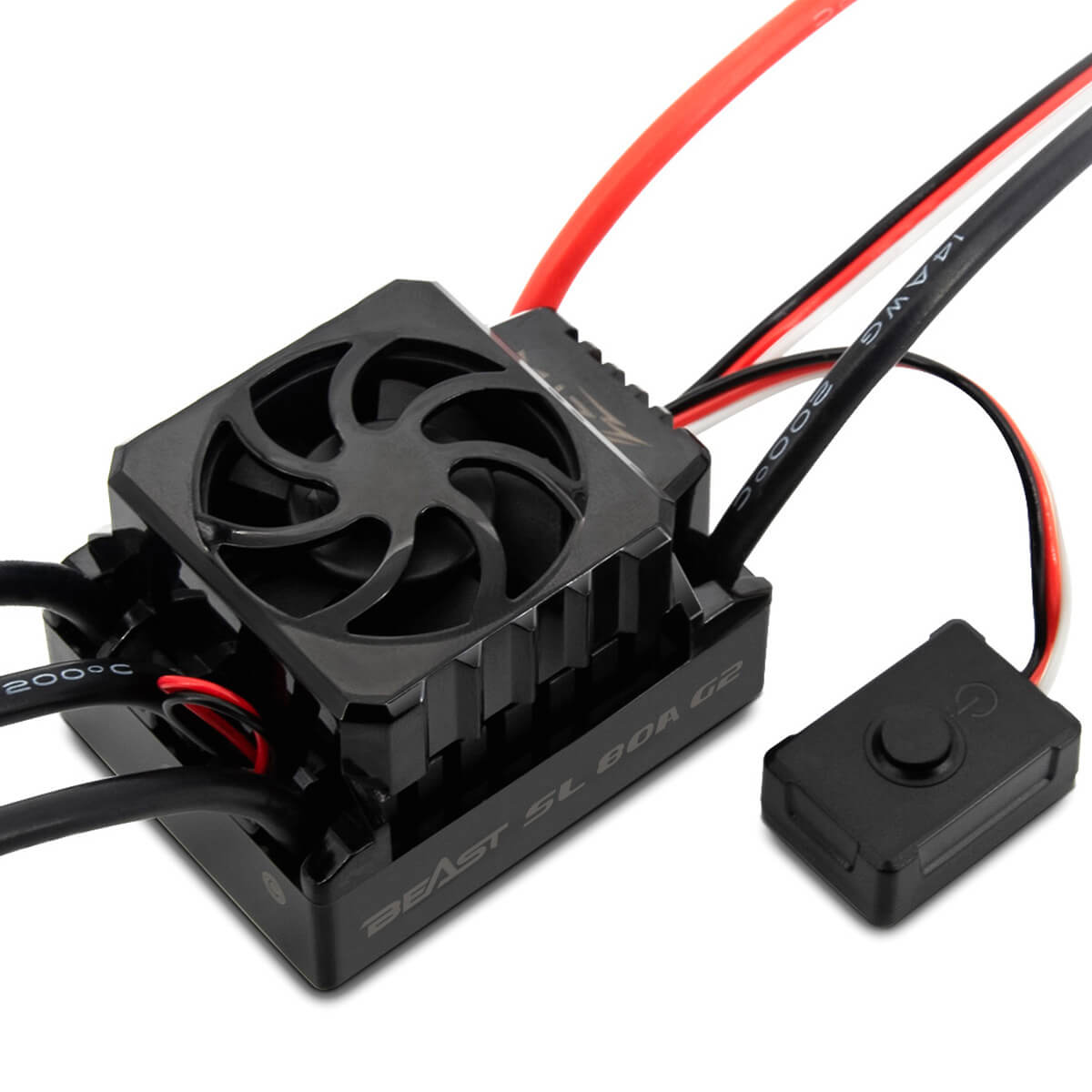 ZTW Beast G2 80A ESC 2-3S Sensorless For 1/10th RC Car RTR