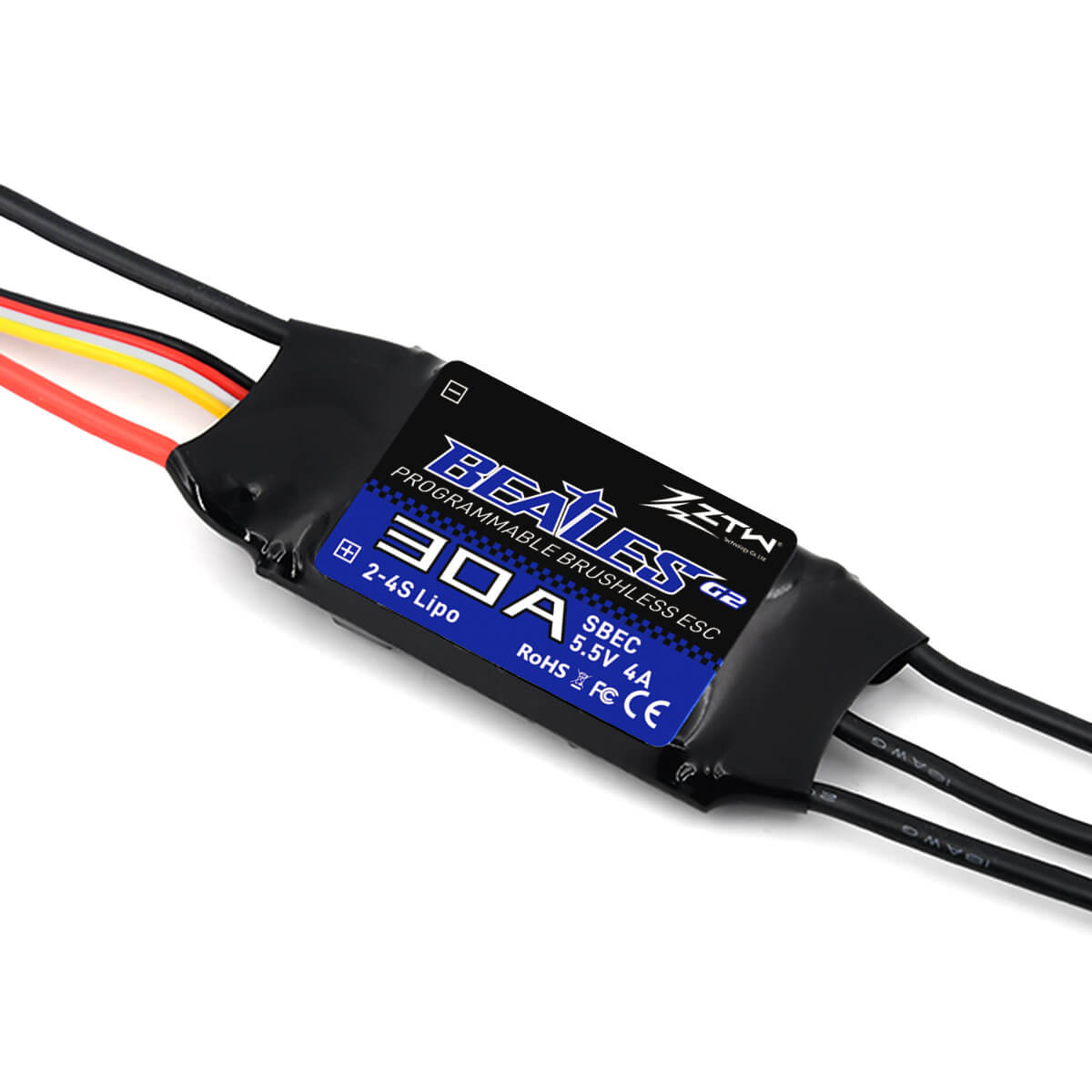 ZTW Beatles G2 30A ESC 2-4S SBEC For RC Airplane Fixed-wing