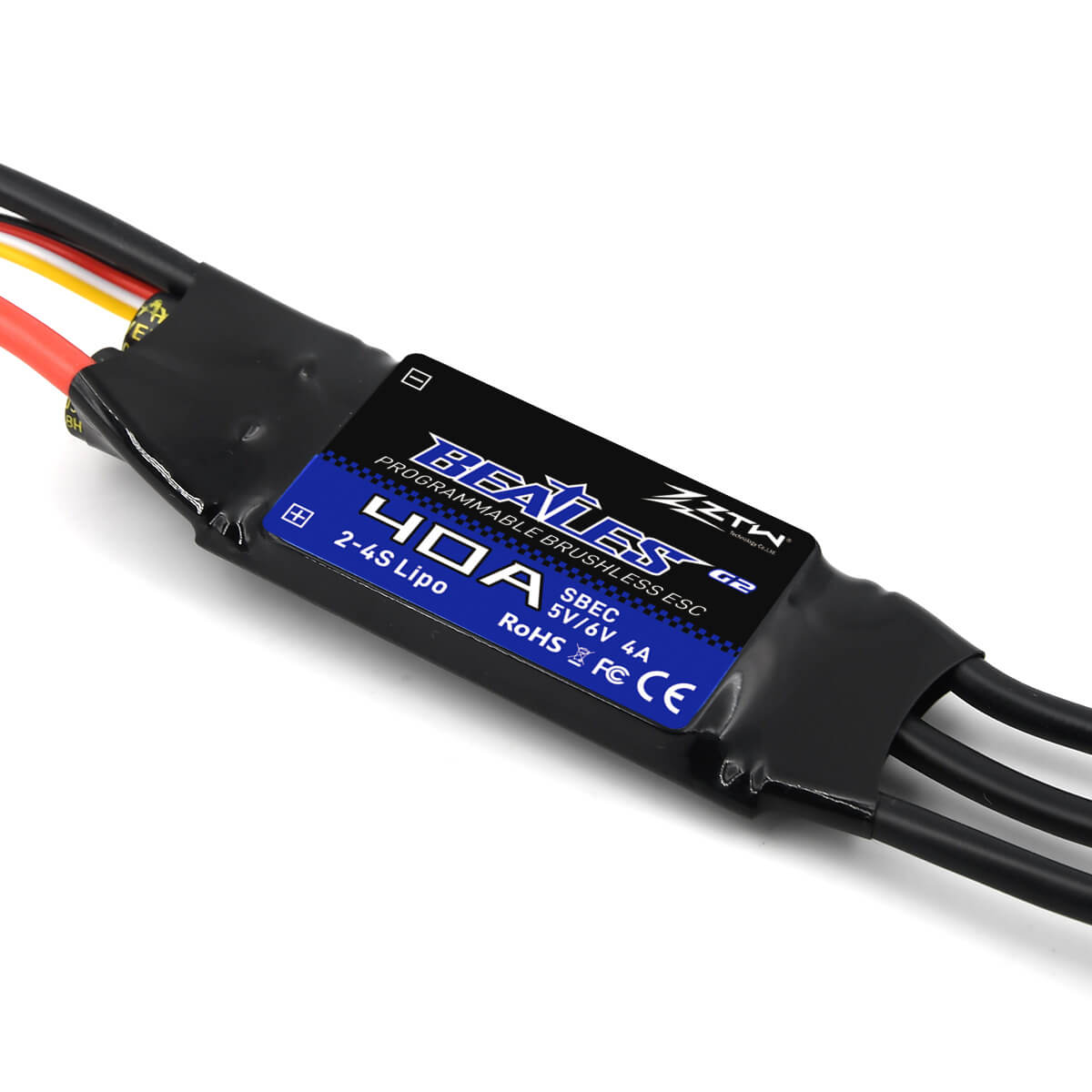 ZTW Beatles G2 40A ESC 2-4S SBEC For RC Airplane Fixed-wing