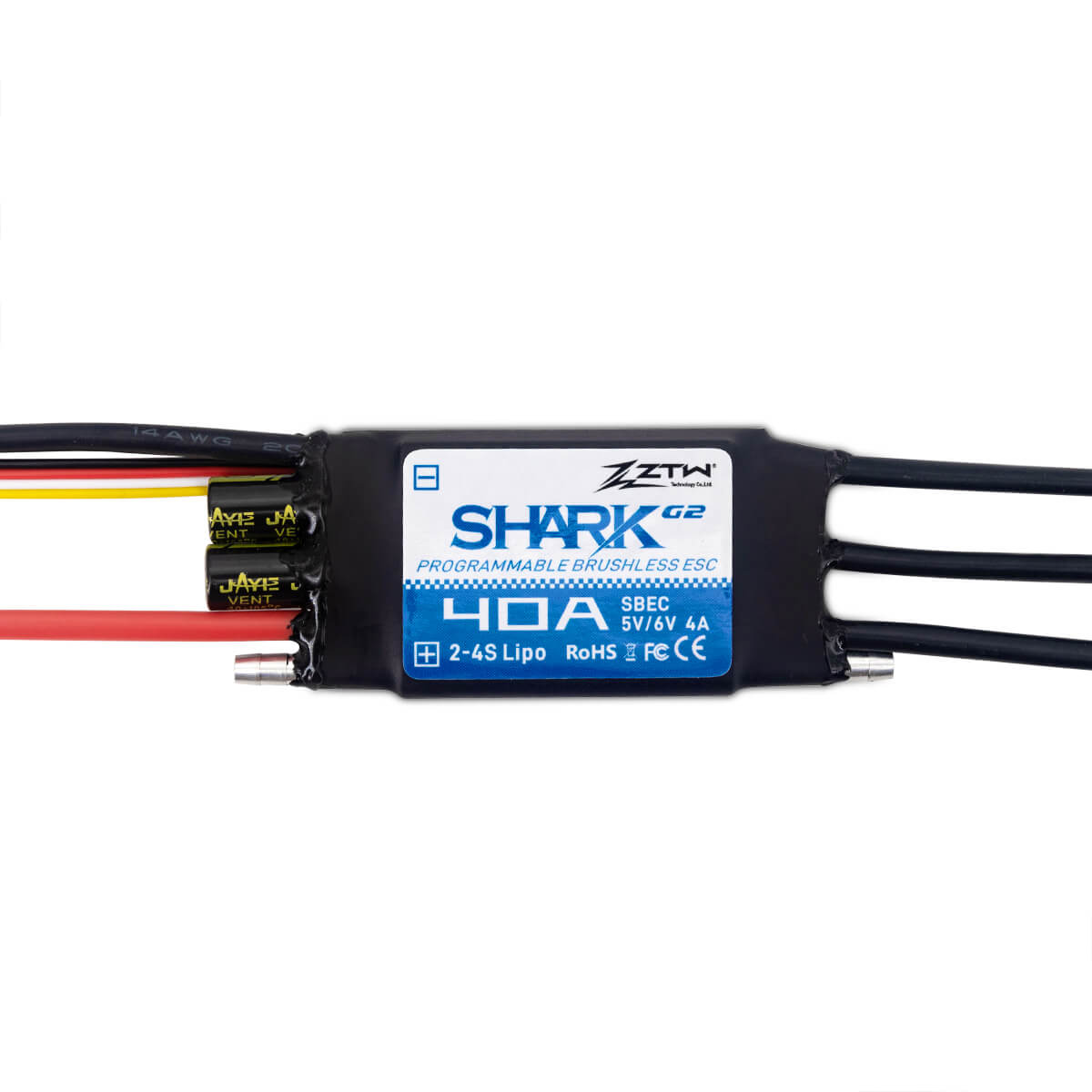ZTW Shark G2 40A ESC 2-4S For RC Boat