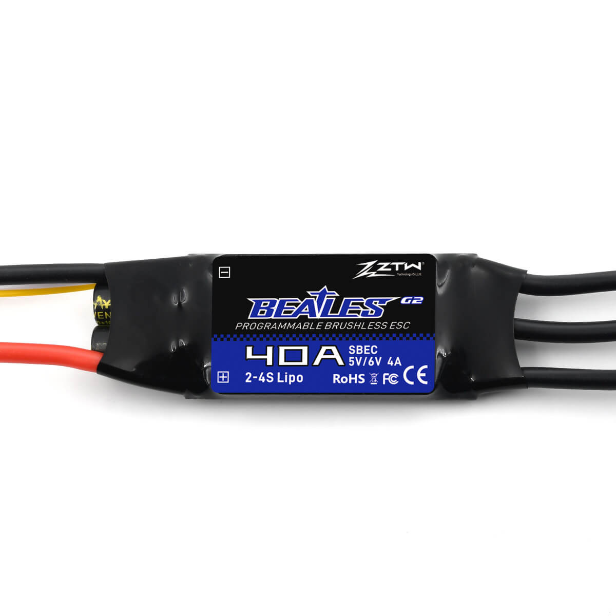 ZTW Beatles G2 40A ESC 2-4S SBEC For RC Airplane Fixed-wing