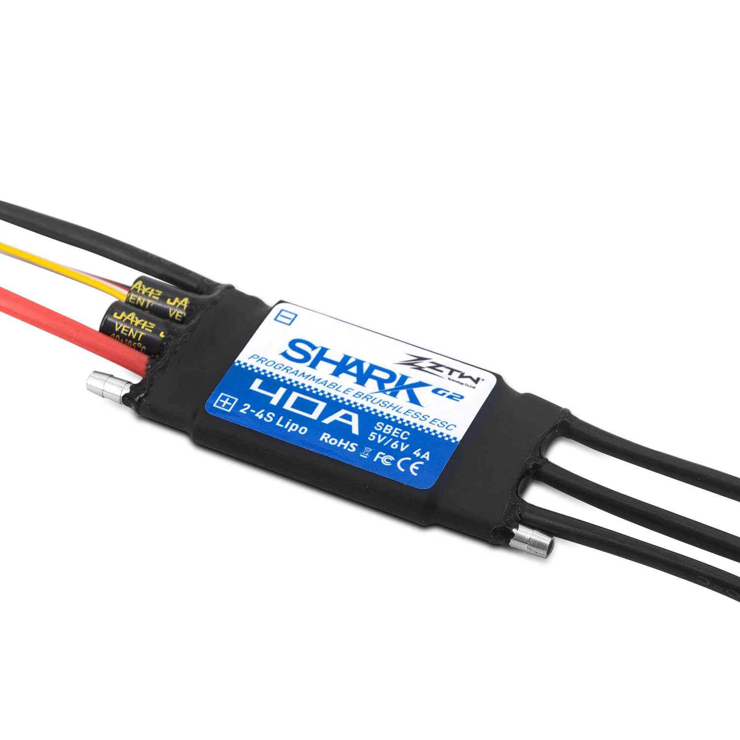 ZTW Shark G2 40A ESC 2-4S For RC Boat