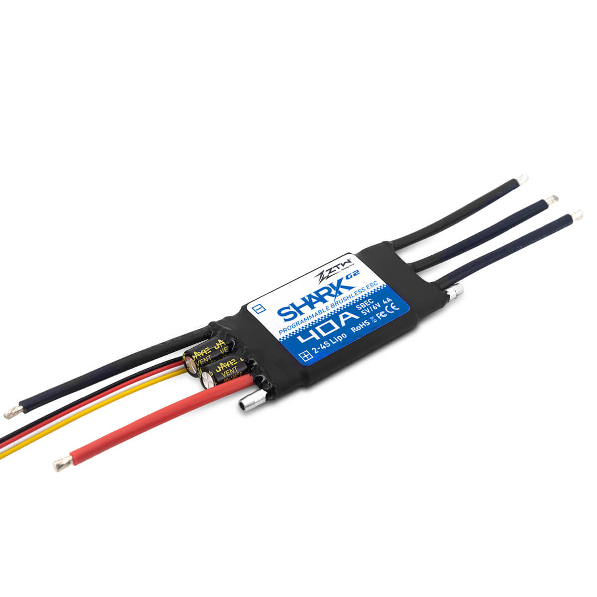 ZTW Shark G2 40A ESC 2-4S For RC Boat