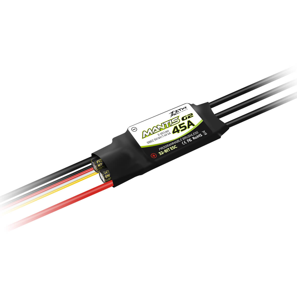 ZTW Mantis G2 45A ESC 2-6S SBEC For RC Airplane Fixed-wing