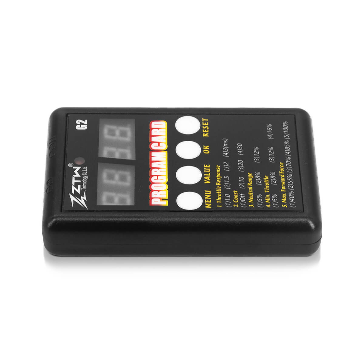 Carte de programme LED ZTW G2 pour le réglage des paramètres ESC de la série Beast G2