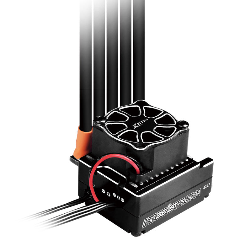 ZTW Beast PRO G2 100A ESC Mini Turbo 2-3S For 1/10th RC Racing Car