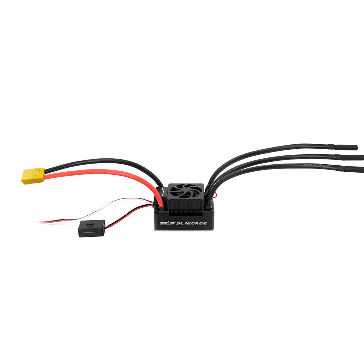 ZTW Beast G2 120A ESC 2-4S Sensorless For 1/10th RC Car SCT