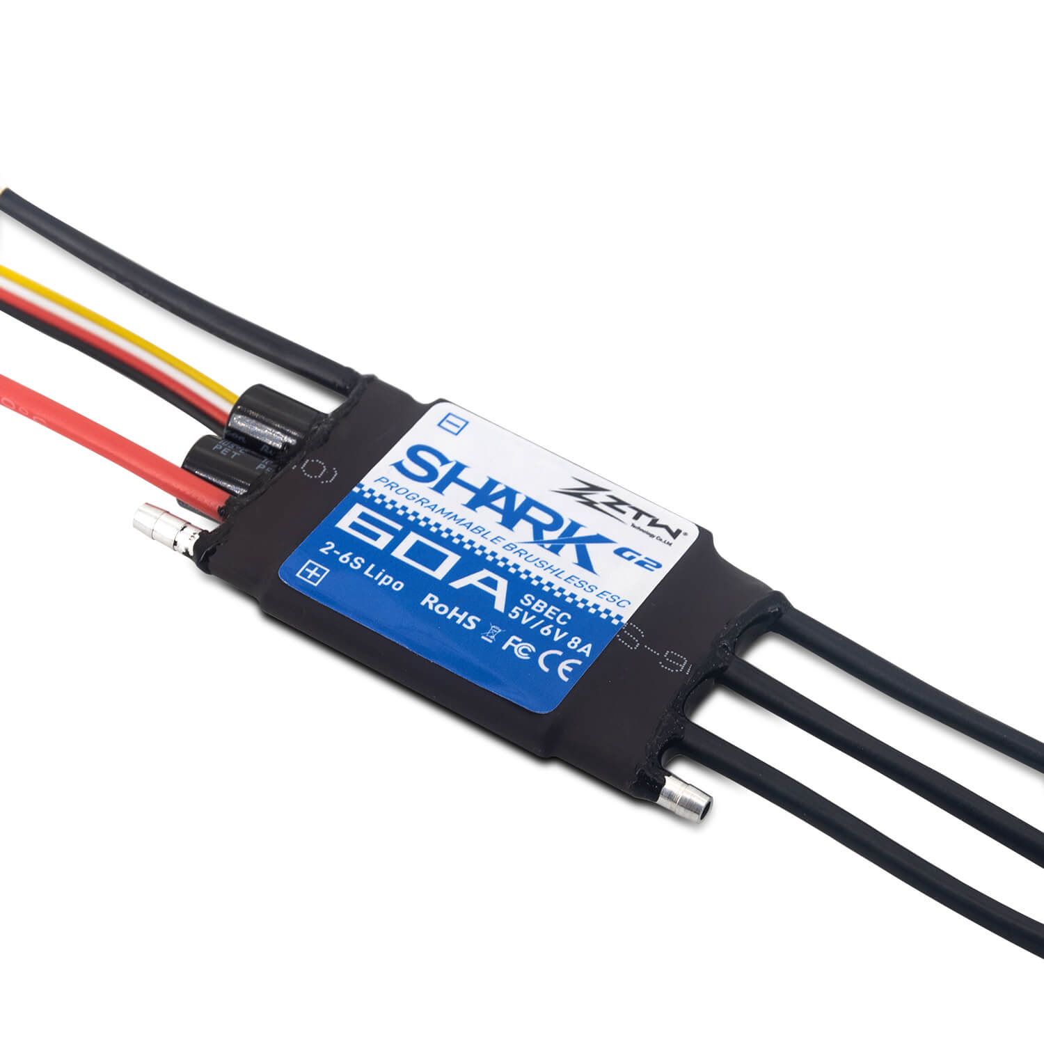 ZTW Shark G2 60A ESC 2-6S For RC Boat