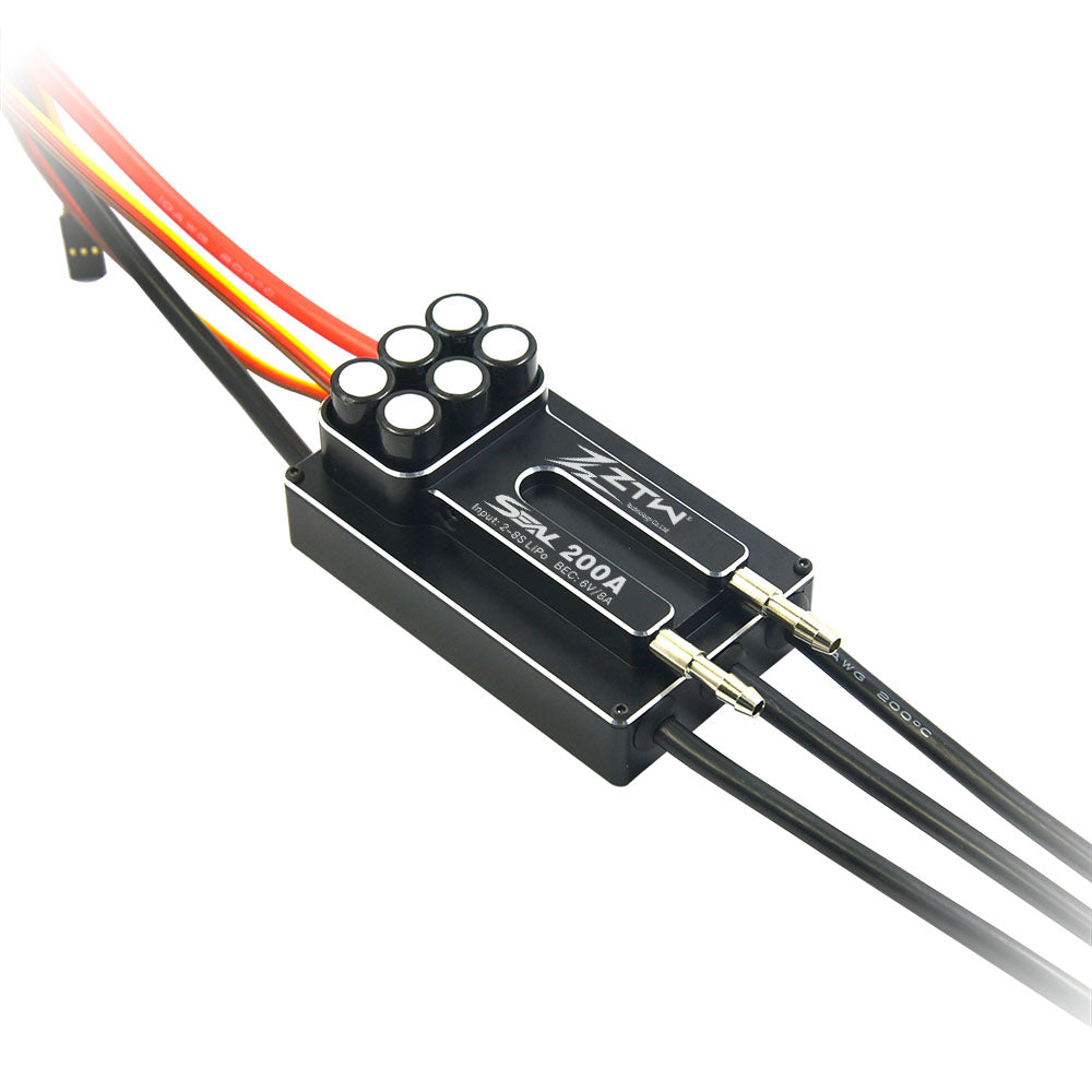 ZTW Seal 200A ESC 3-8S For RC Boat