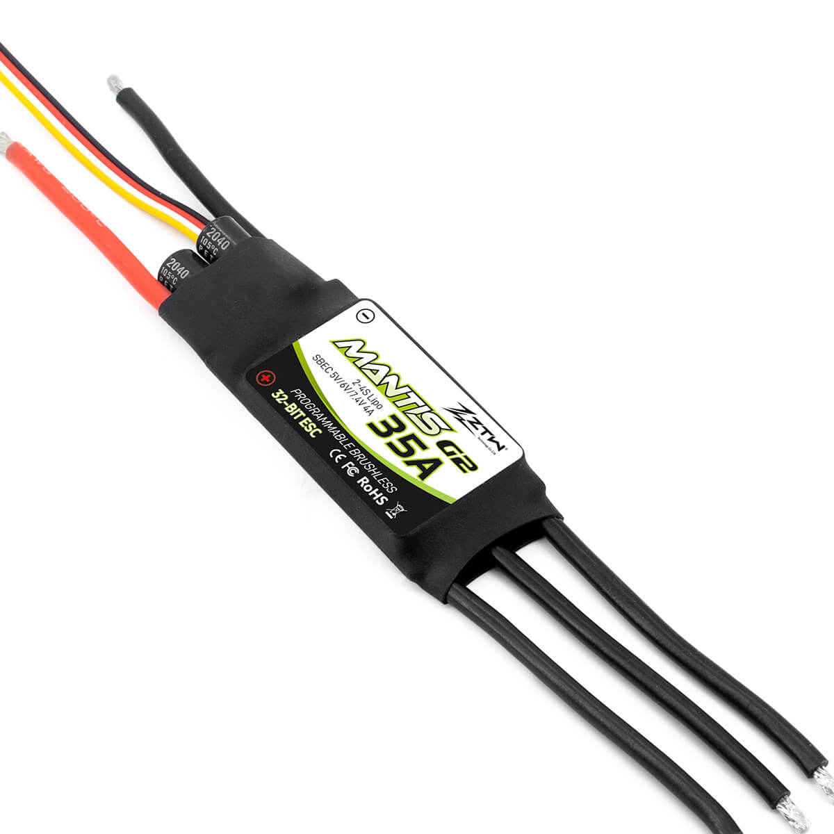 ZTW Mantis G2 35A ESC 2-4S SBEC For RC Airplane Fixed-wing