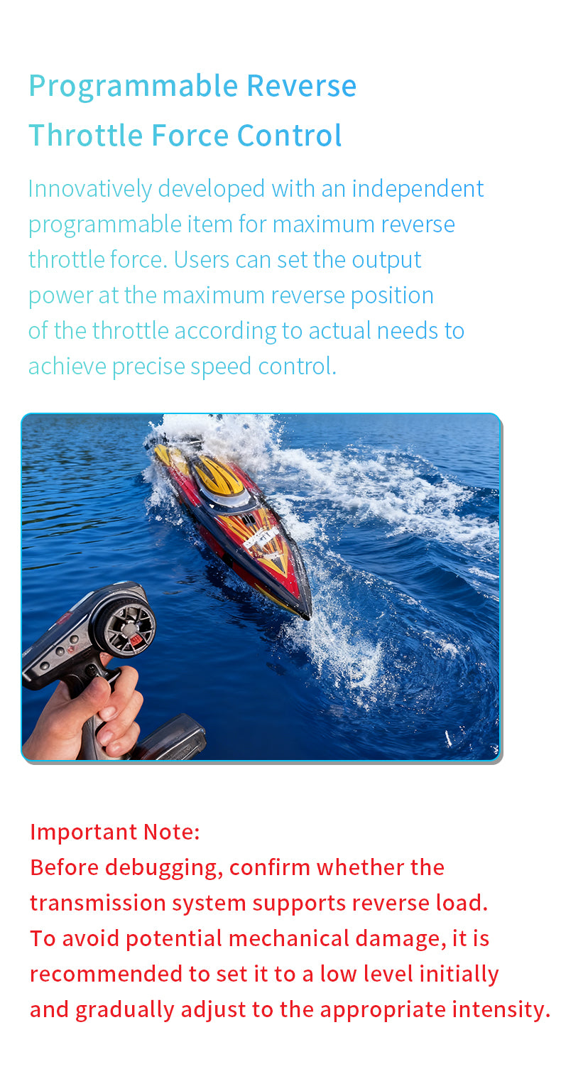 ZTW Seal G2 200A ESC 4-8S pour bateau RC