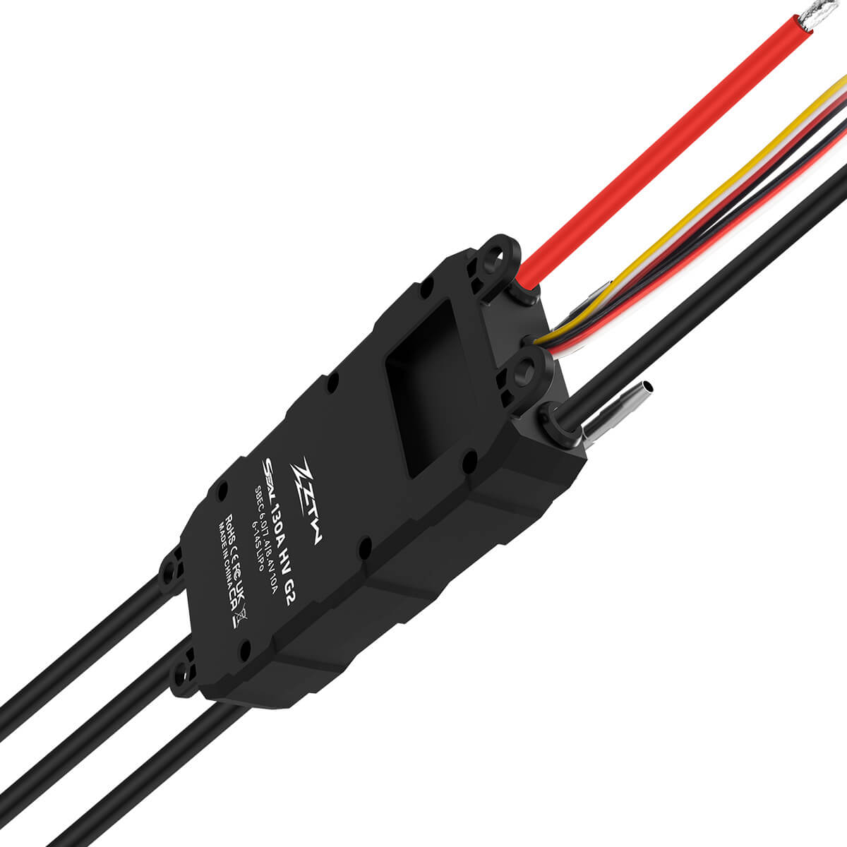 ZTW Seal G2 130A ESC HV 6-14S SBEC pour bateau RC 