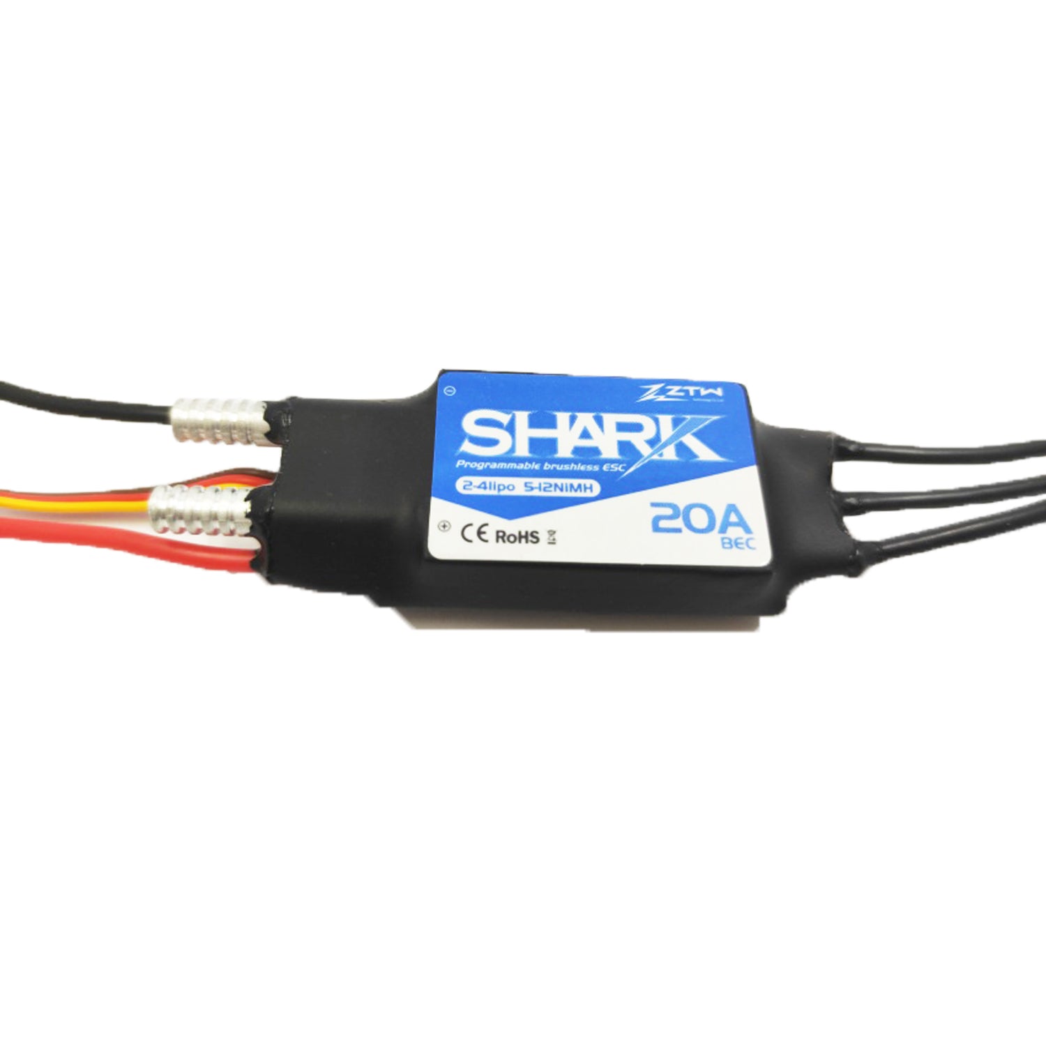 ZTW Shark 20A ESC 2-4S For RC Boat