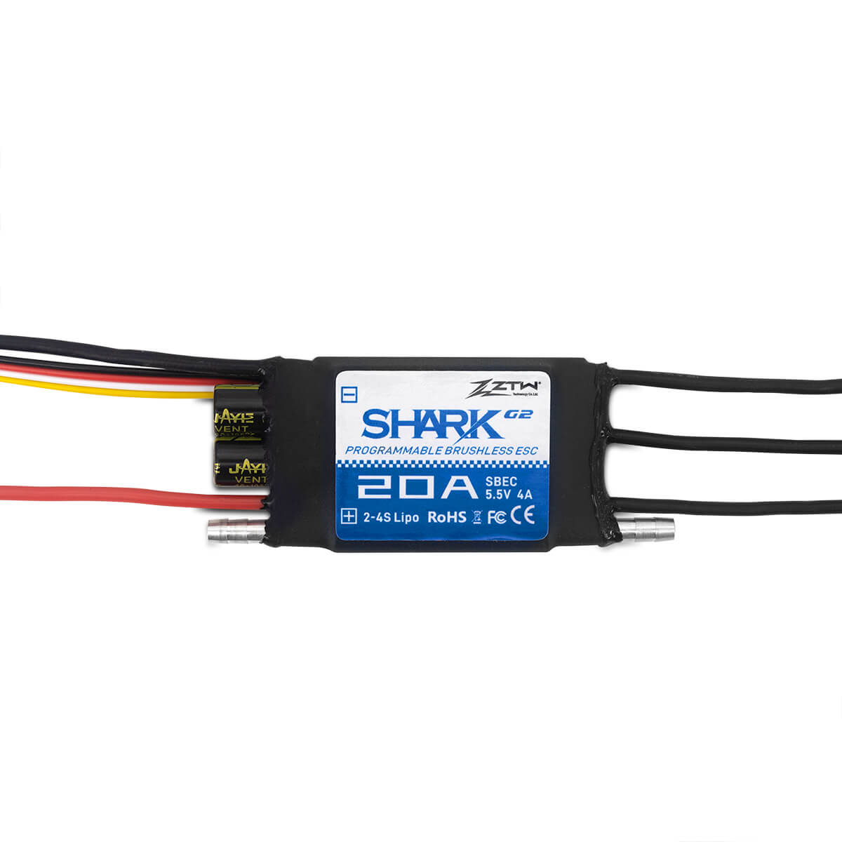 ZTW Shark G2 20A ESC 2-4S pour bateau RC 