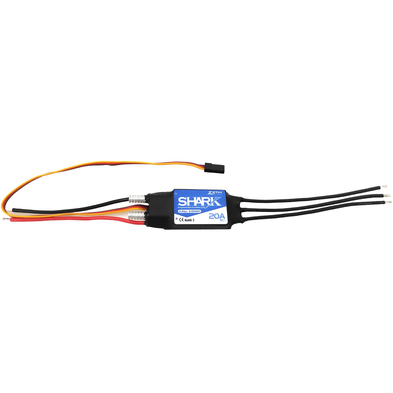 ZTW Shark 20A ESC 2-4S For RC Boat