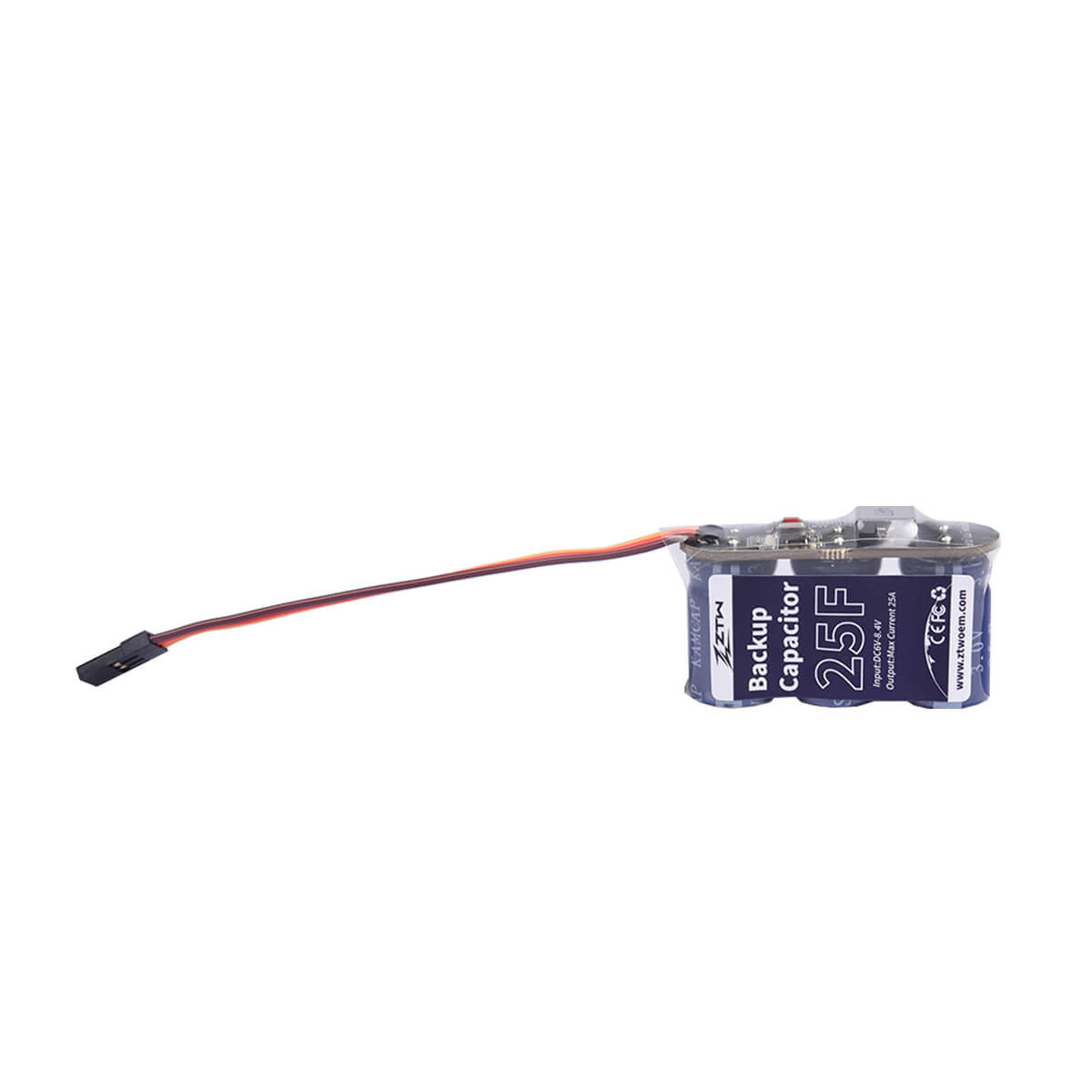 ZTW Leistungskondensatorpuffer BEC Backup 25F 6V/8,4V 25A für RC Hubschrauber 