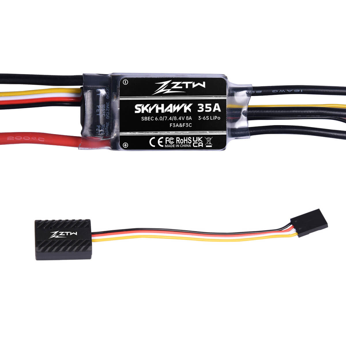 ZTW Skyhawk 35A ESC 3-6S SBEC For RC Helicopter