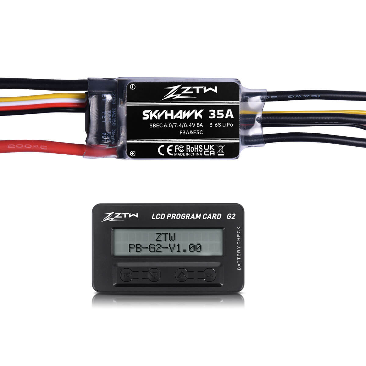 ZTW Skyhawk 35A ESC 3-6S SBEC For RC Helicopter