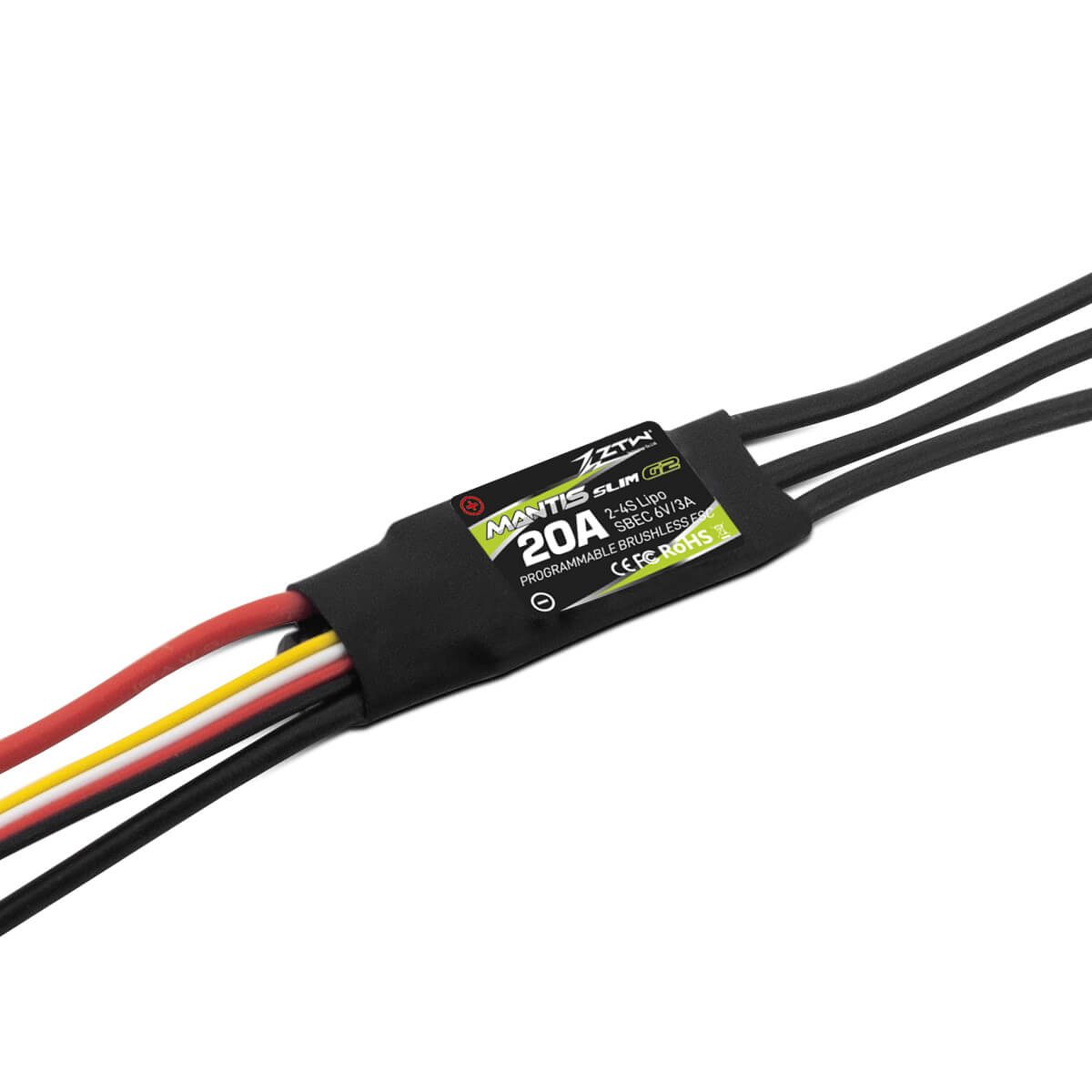 ZTW Mantis Slim G2 20A ESC 2-4S SBEC For RC Airplane F3P 3D Flying