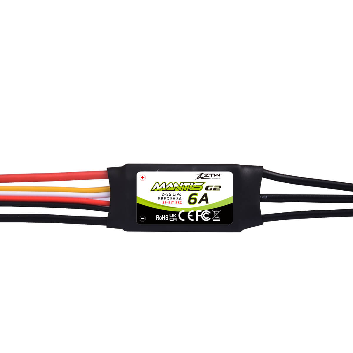 ZTW Mantis G2 6A ESC 2-3S SBEC For RC Airplane Fixed-wing