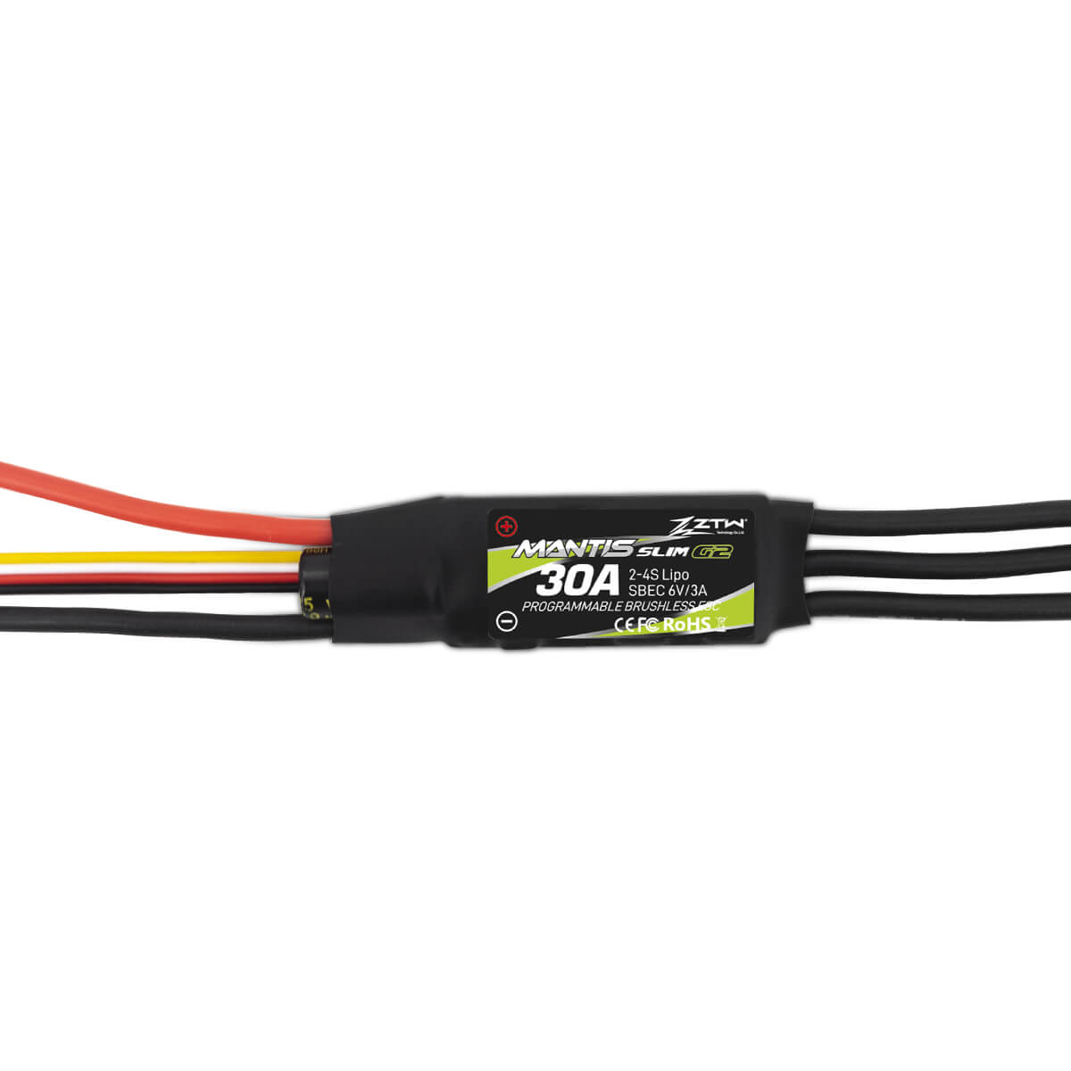 ZTW Mantis Slim G2 30A ESC 2-4S SBEC pour avion RC F3P vol 3D 