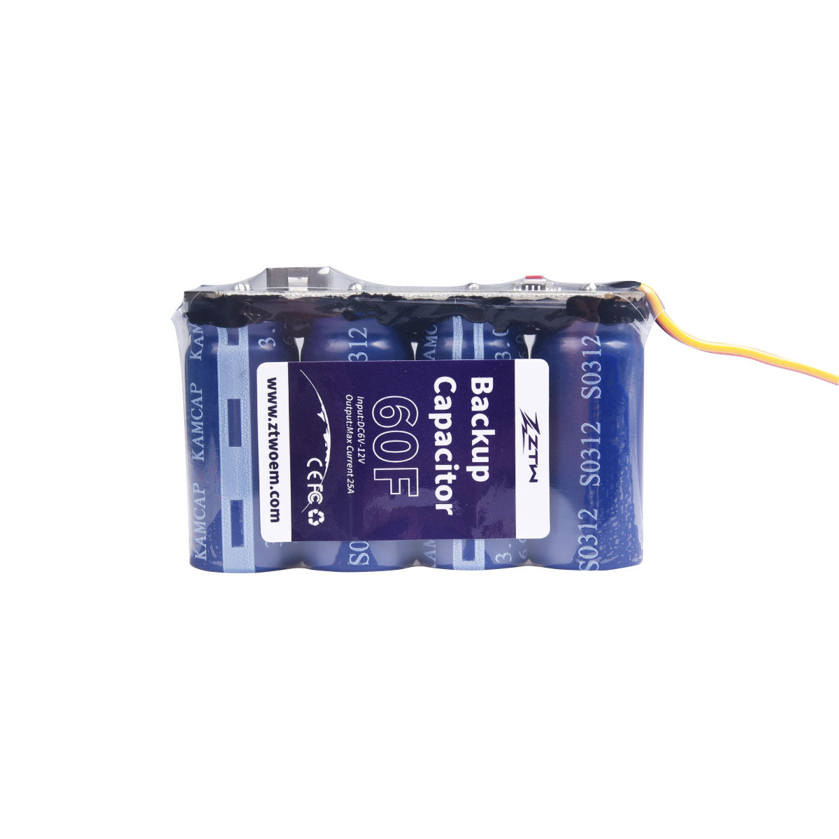 ZTW Power Capacitor Buffer BEC Backup 60F 6V/12V 25A For RC Helicopter