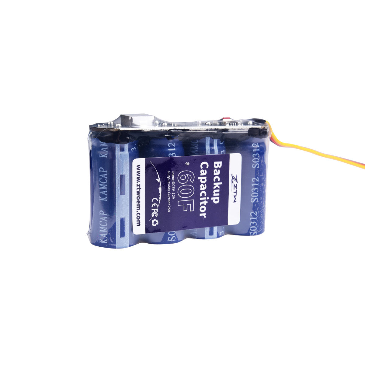 ZTW Power Capacitor Buffer BEC Backup 60F 6V/12V 25A For RC Helicopter