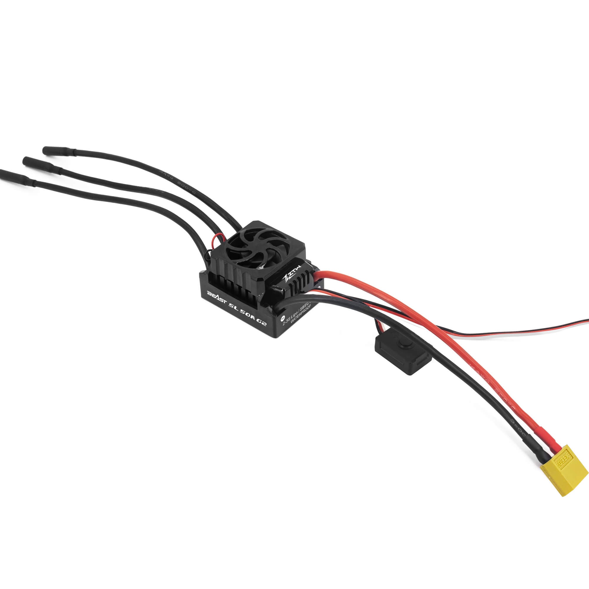 ZTW Beast G2 50A ESC 2-3S Sensorless For 1/10th RC Car RTR