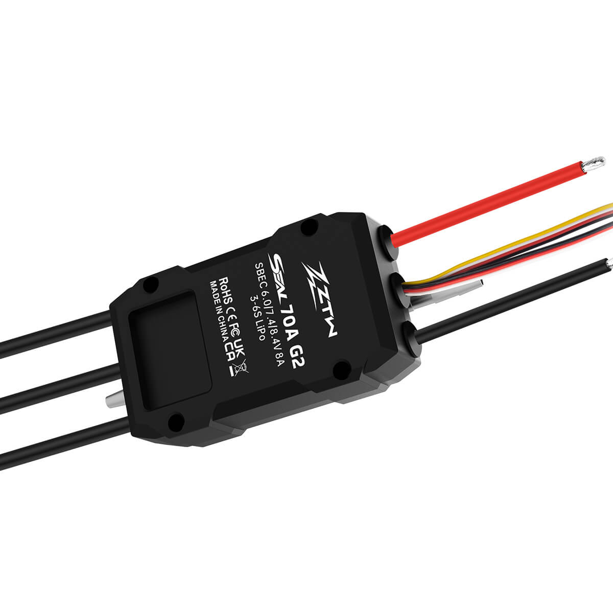 ZTW Seal G2 70A ESC 3-6S For RC Boat