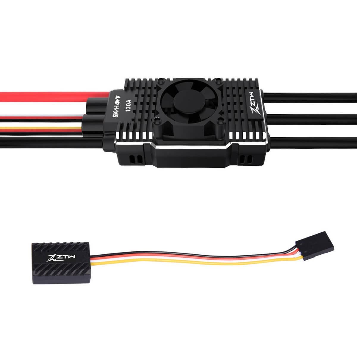 ZTW Skyhawk 130A ESC HV 6-14S SBEC pour hélicoptère RC 