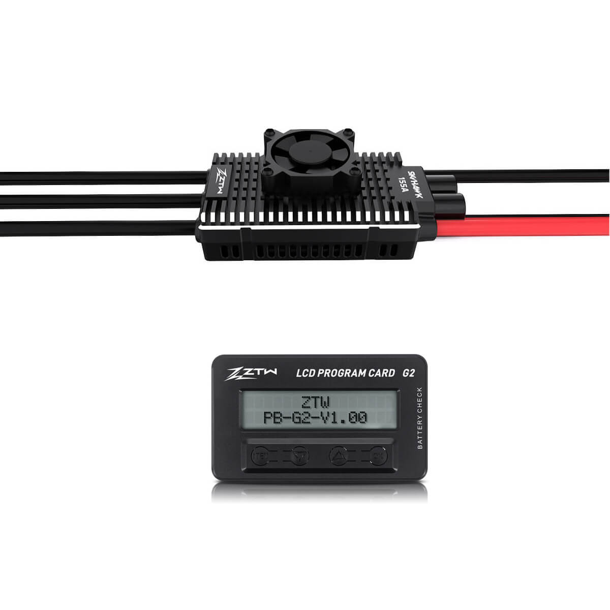 ZTW Skyhawk 155A ESC 3-8S SBEC pour hélicoptère RC 