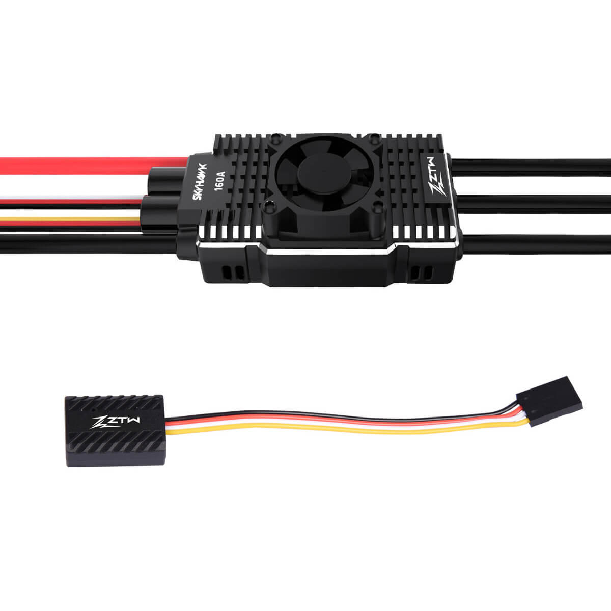 ZTW Skyhawk 160A ESC HV 6-14S SBEC pour hélicoptère RC 