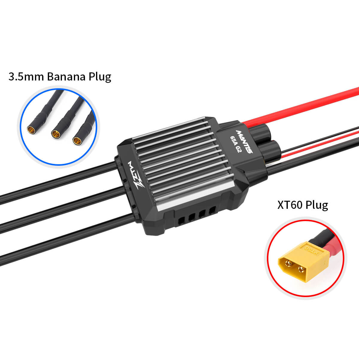 ZTW Mantis G2 65A ESC 3-6S SBEC For RC Airplane EDF